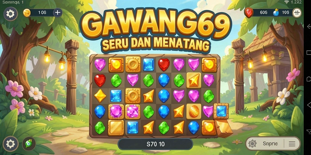Tampilan gameplay GAWANG69 yang penuh warna dan menarik.