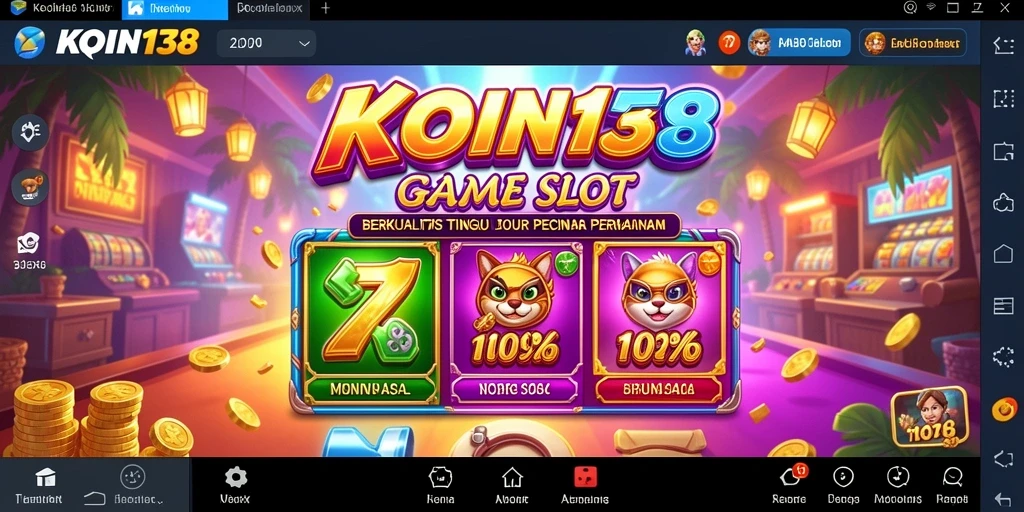 Tampilan gameplay KOIN138 yang menakjubkan dan menghibur.