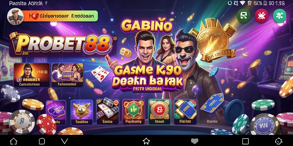 Tampilan menarik dari gameplay Kasino PROBET88 yang seru