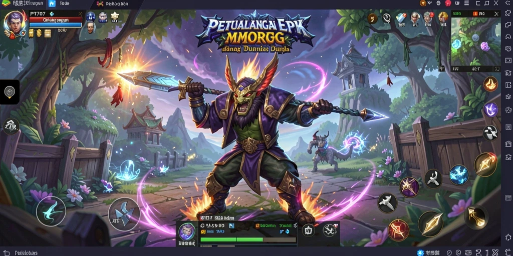 Tampilan gameplay PT707 dengan aksi pertarungan yang mendebarkan.