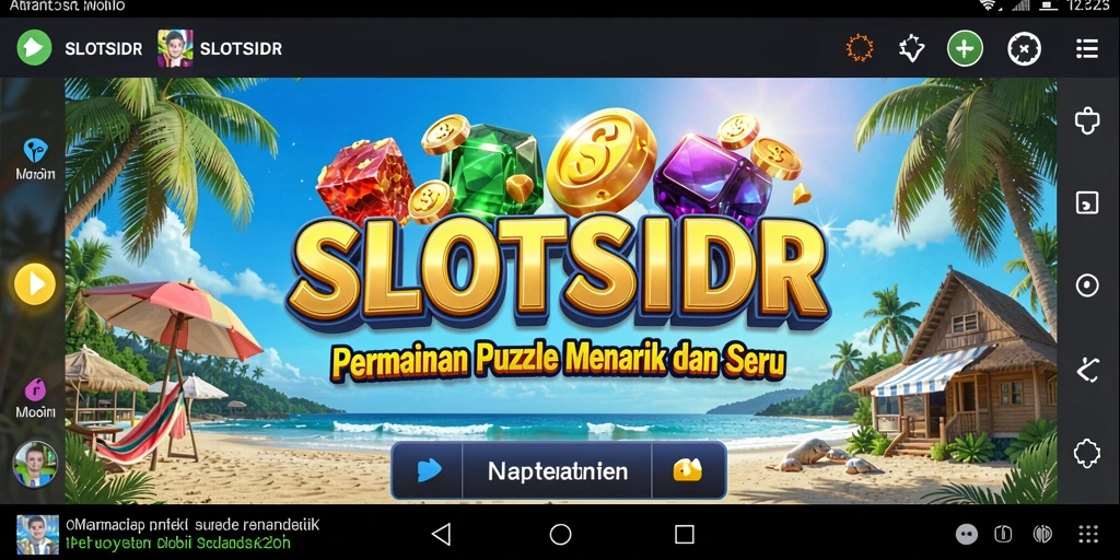 Tampilan gameplay dari SLOTSIDR yang seru dan menantang.